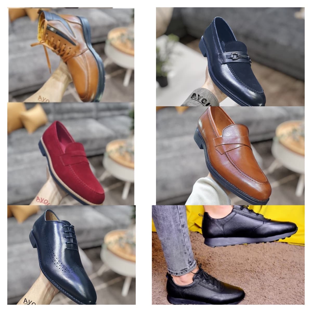 Chaussures en 100% cuir de bonne qualité