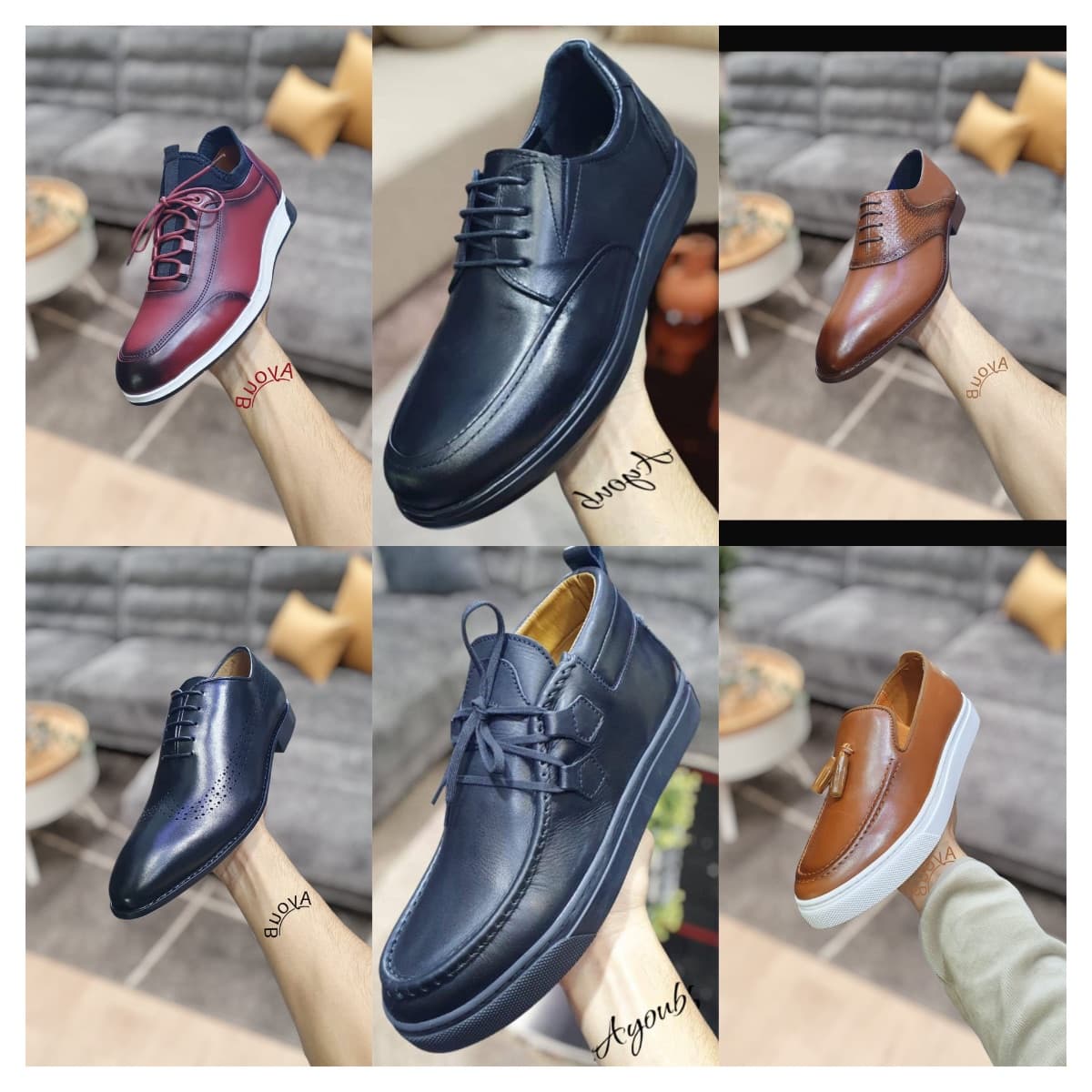 Chaussures en 100% cuir de bonne qualité