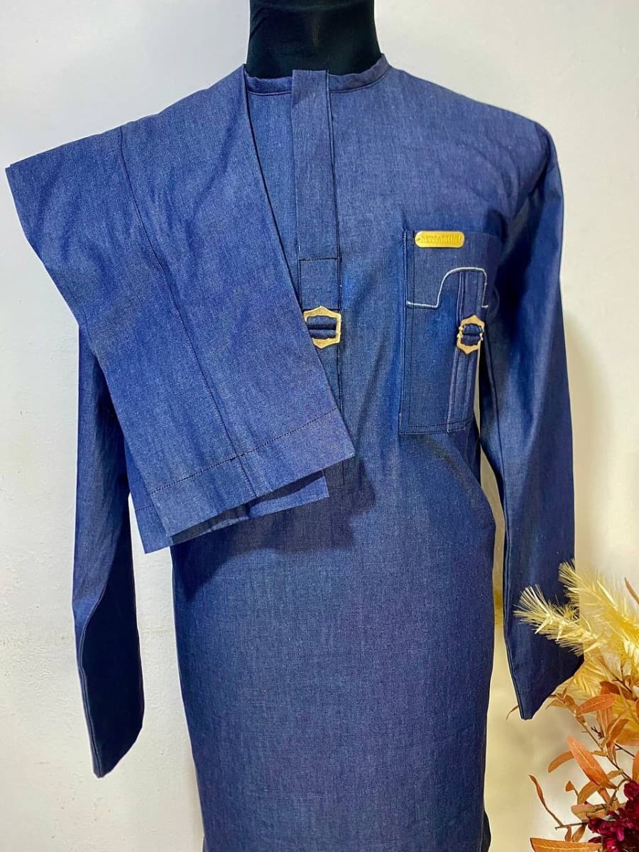 Tunique deux pièces en jean (Homme)